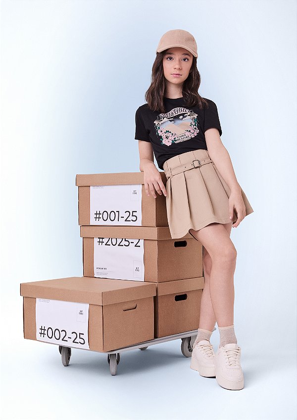 T Shirt Black Arte Teen I Am