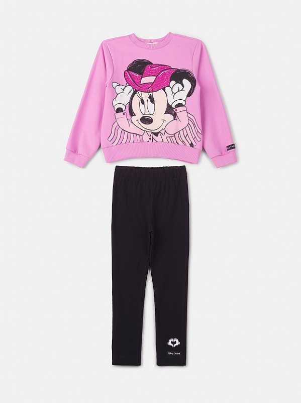 Conjunto Infantil Moletom Minnie Anime