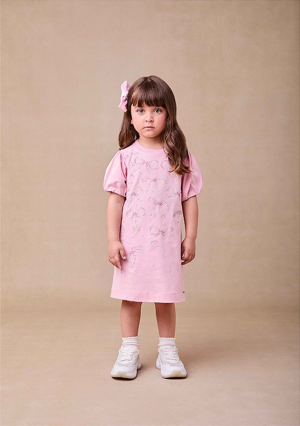 Vestido Infantil Laços Anime