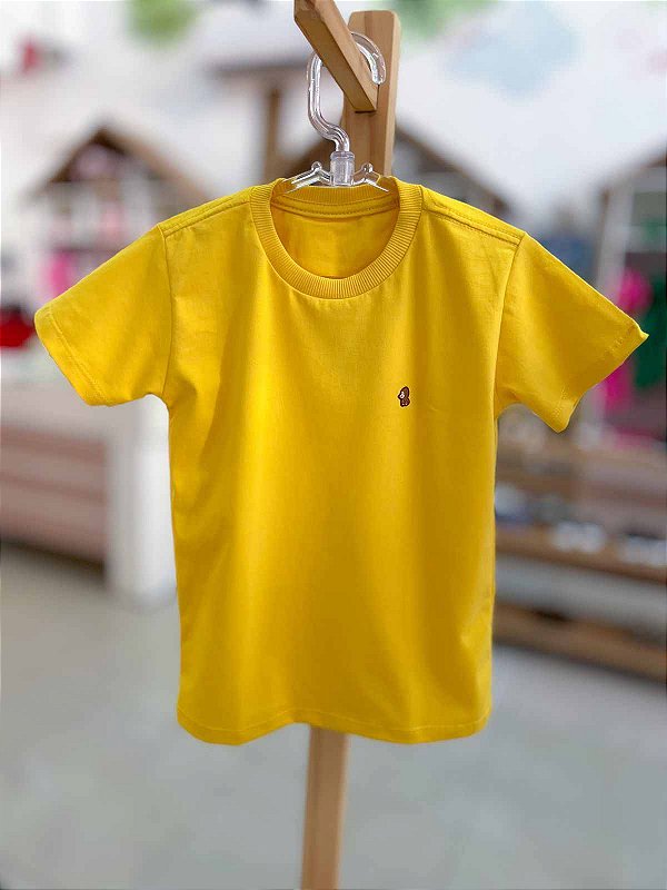Camiseta Essencial Amarelo Ouro