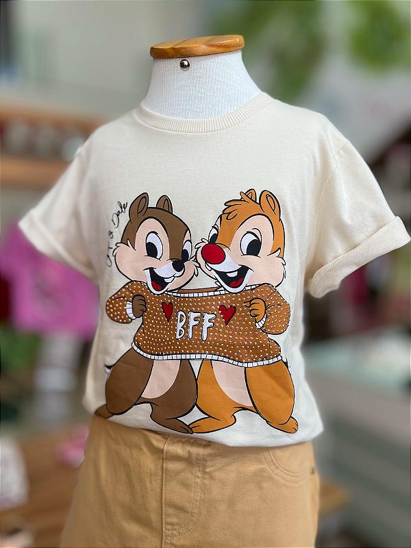 Blusa Infantil Tico E Teco Bff Momi