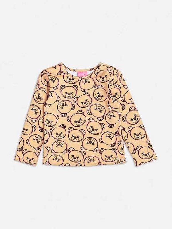 Blusa Infantil Ursinhos Rotativo Momi