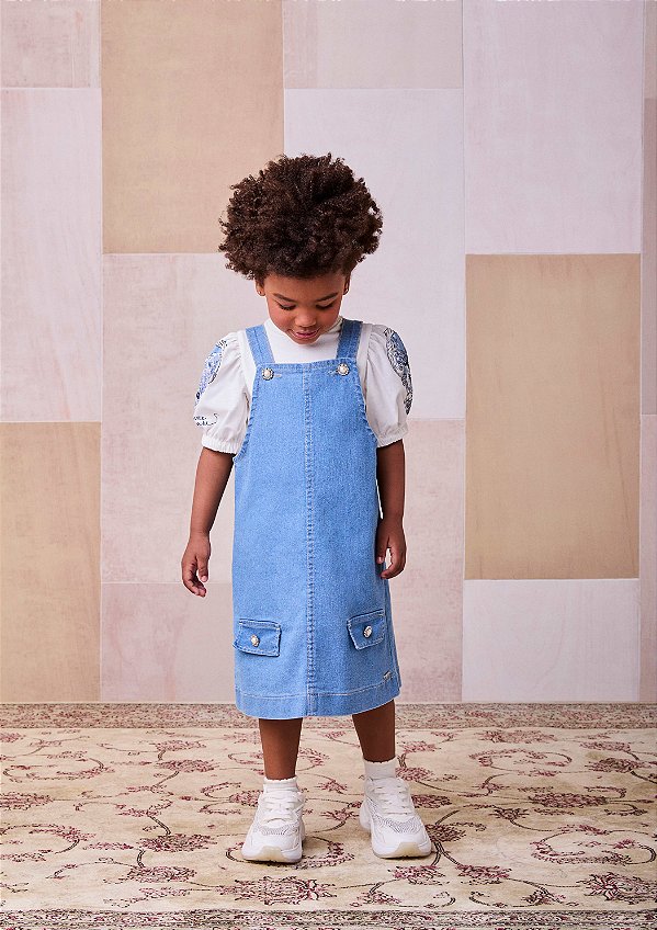 Blusa Infantil Manga Bufante Anime