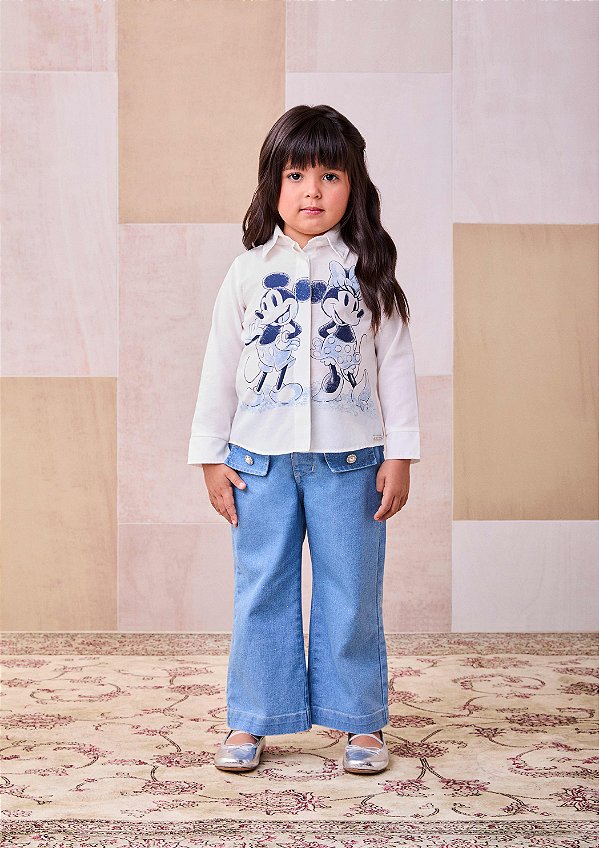 Blusa Infantil Ml Mickey E Minnie Anime