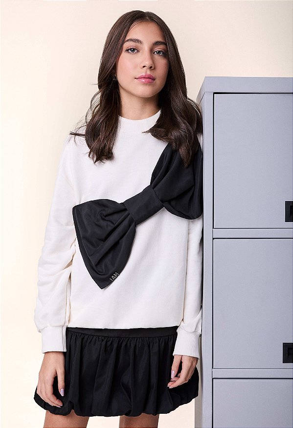 Saia Balone Teen Preto