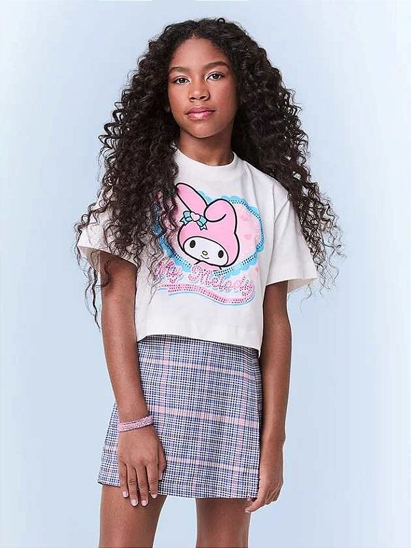 T Shirt Teen My Melody Hello Kitty