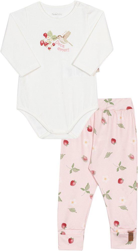 Conjunto Bebe Doce Amor Beija Flor