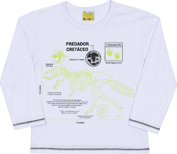 Camiseta Infantil Predador Cretacio