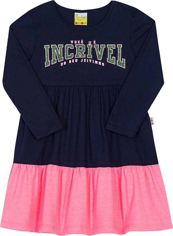 Vestido Infantil Incrível