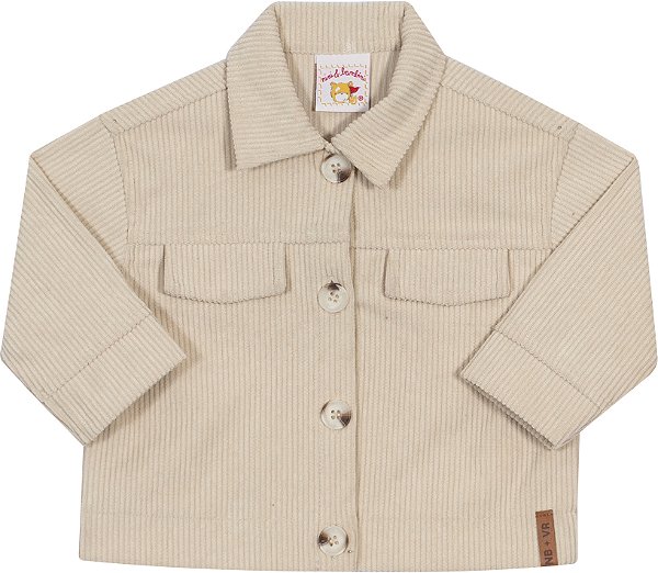 Jaqueta Infantil Cotele Off White Unissex