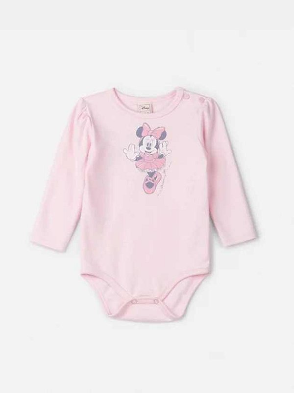 Conjunto Bebe Body Minnie E Calça Babado Momi