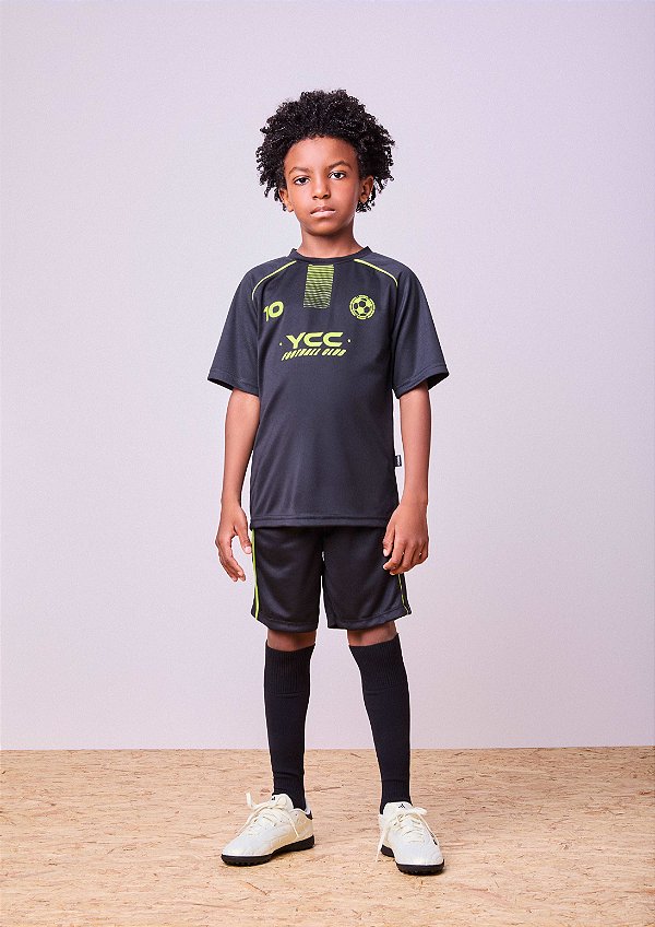 Conjunto Infantil Esportivo Preto Youcci
