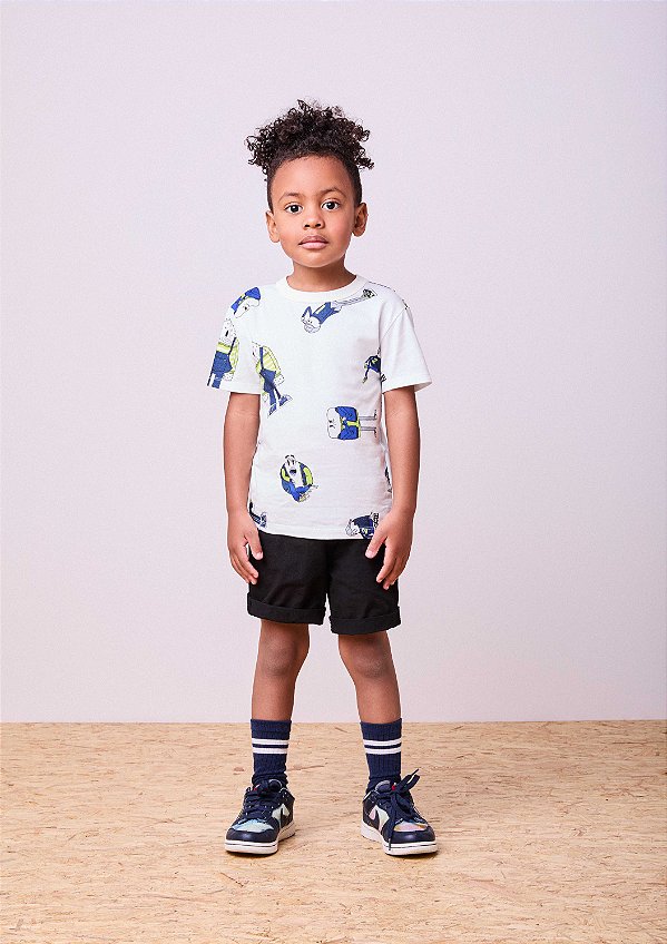 Camiseta Infantil Monster Crew Youcci