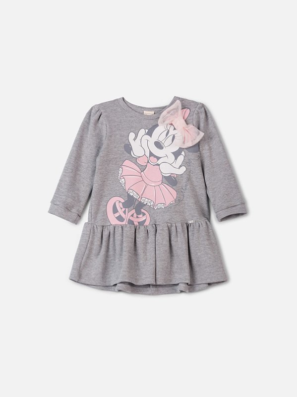 Vestido Bebe Minnie Mescla Anime
