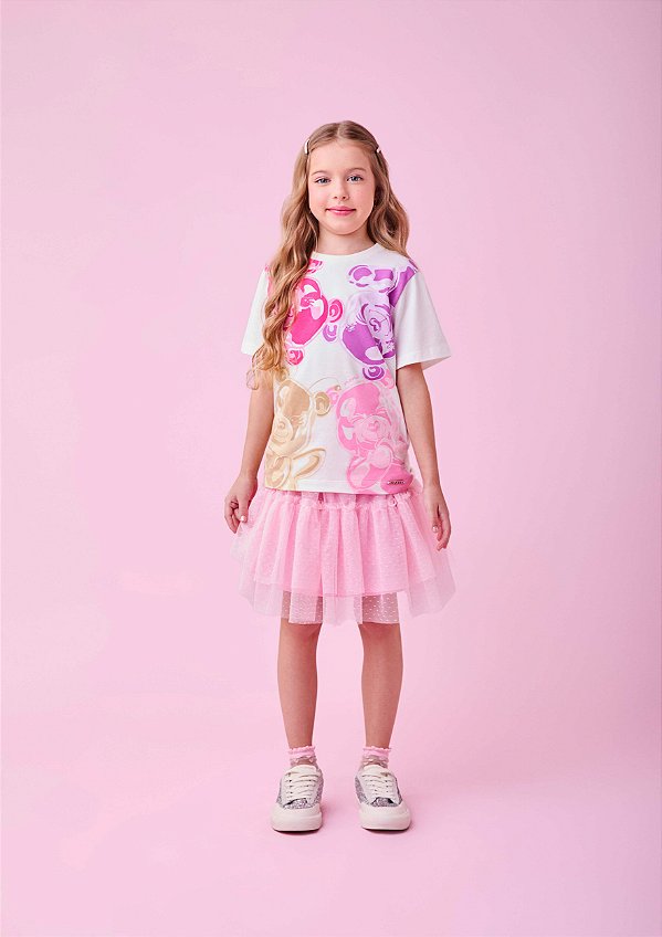 Blusa Infantil Ursinhos Coloridos Momi
