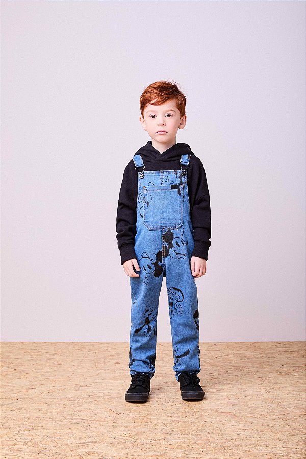 Jardineira Infantil Youccie Mickey Amigos