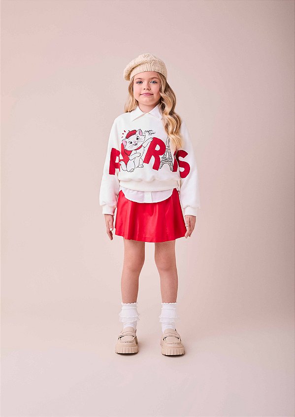 Blusa Moletom Infantil Marie Momi