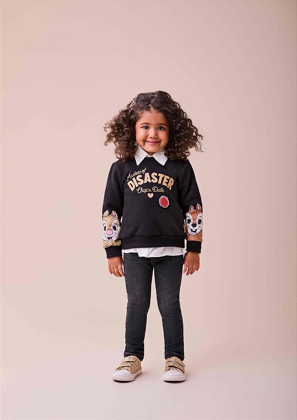 Calca Jeans Escura Infantil Basica Momi