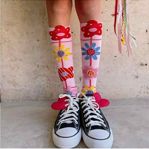 Meia Infantil Florir Cantarola