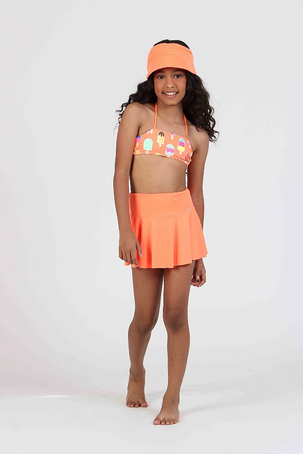 Saida Saia Kids Luisa Laranja Tech Siri Kids
