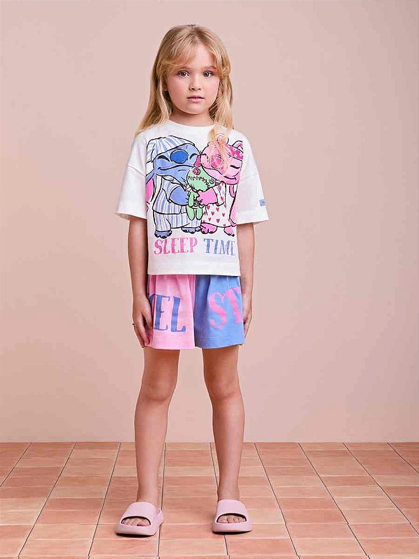 Pijama Infantil Stitch Sleep Time Anime