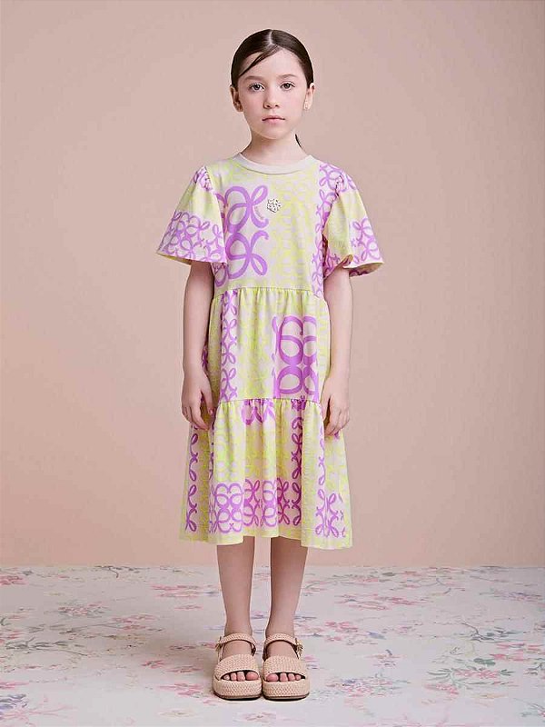 Vestido Infantil Elemental Anime
