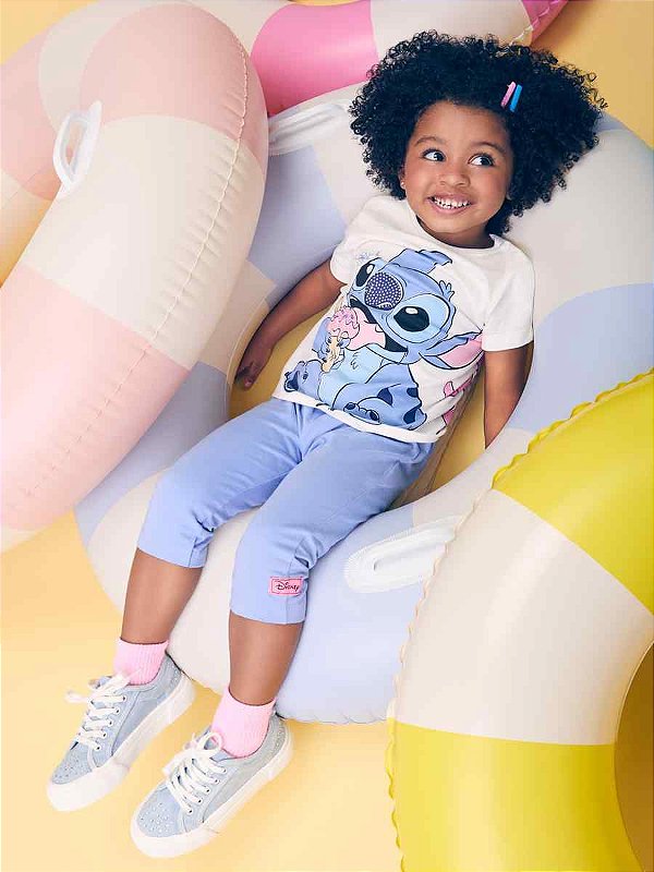 Conjunto Infantil Leguing Stitcht Momi