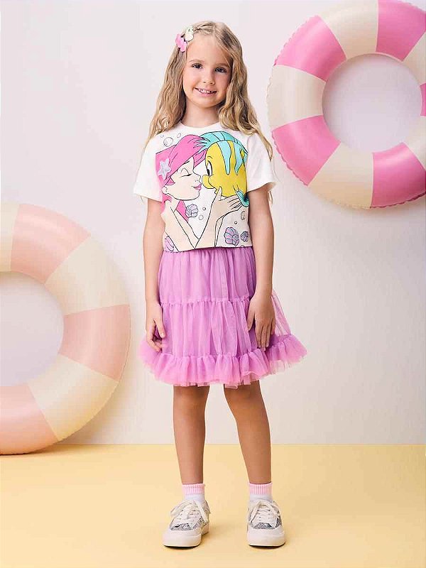 Blusa Infantil Pequena Sereia Momi
