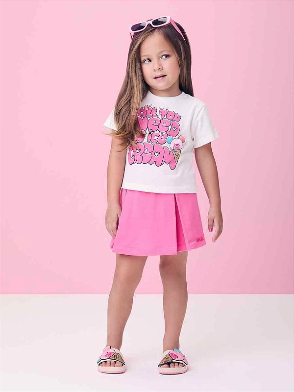 Conjunto Infantil Urso Ice Momi