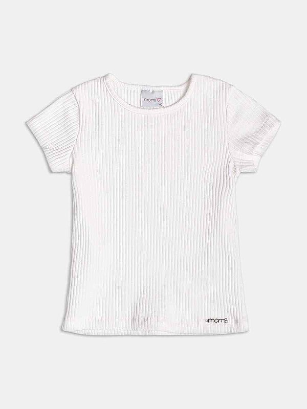 Blusa Infantil Canelada Off White I Am
