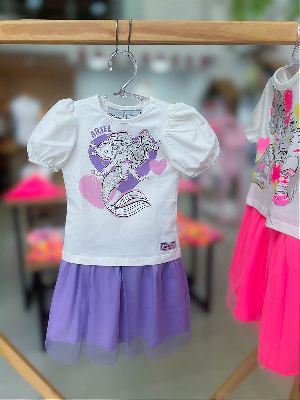 Conjunto Infantil Ariel Lavanda Bimbi