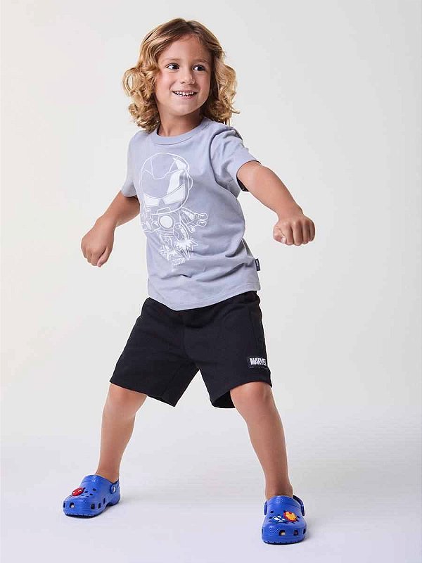 Conjunto Infantil Marvel Cinza Bimbi