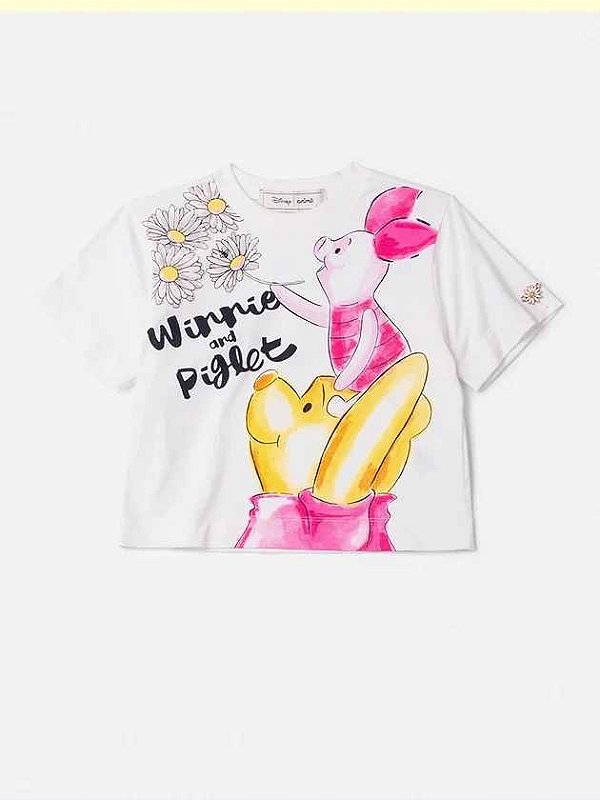 Conjunto Infantil Pooh Saia Balone Anime