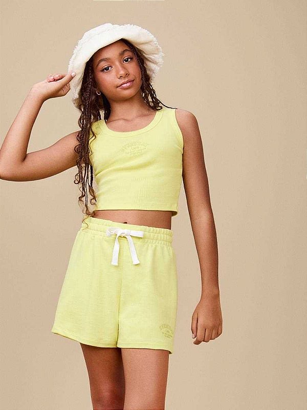 Conjunto Teen Verde Melão I Am