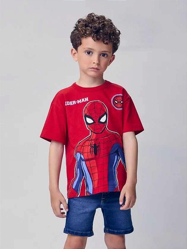 T-shirt Infantil Marvel Vermelho Youccie