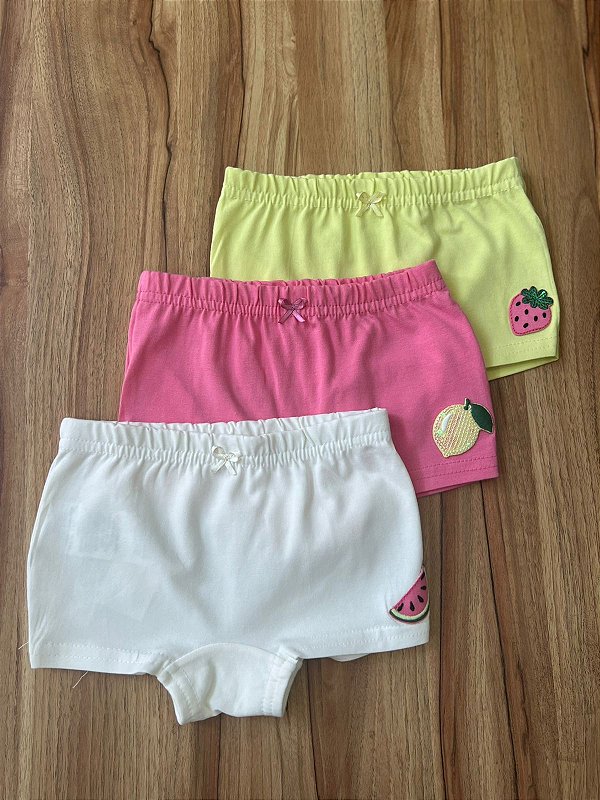 Ki Calcinha Infantil Frutas Nini Bambini