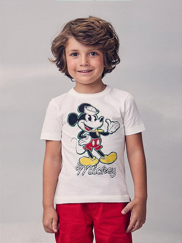 T-shirt Infantil Perola Mickey Youccie