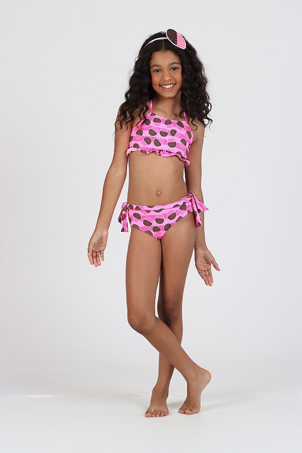 Biquini Infantil Kids Luana Brigadeiro Siri Kids