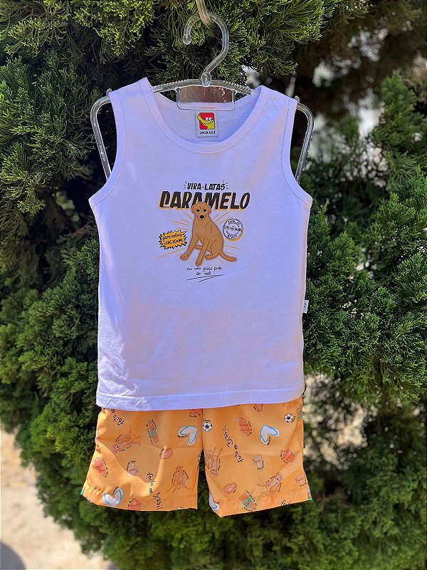 Conjunto Infantil Vira Lata Caramelo Jaca Lele