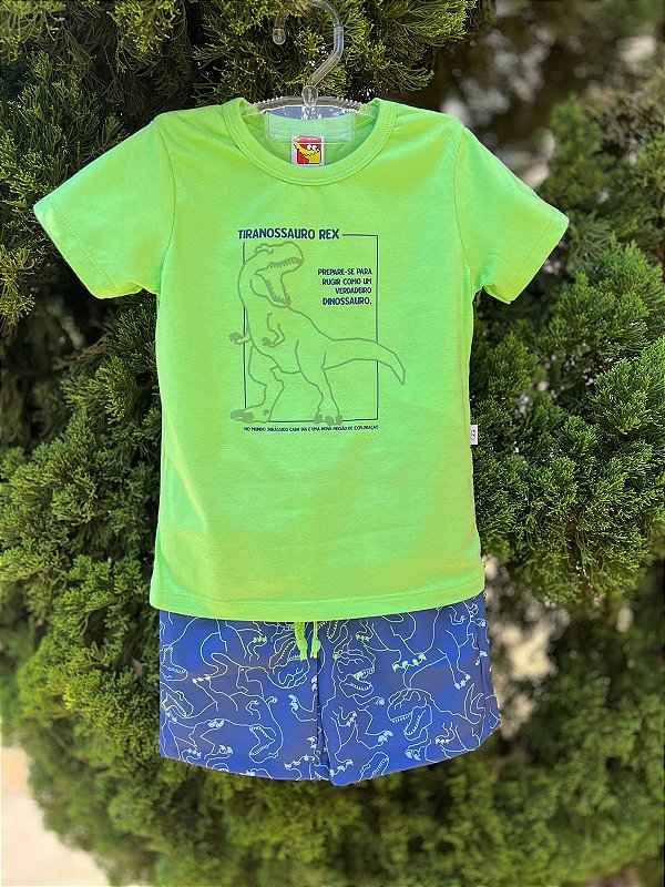 Conjunto Infantil Tiranossauro Rex Jaca Lele
