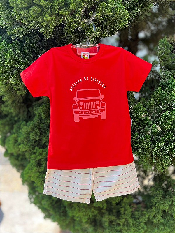 Conjunto Infantil Acelera Na Diversão Jaca Lele