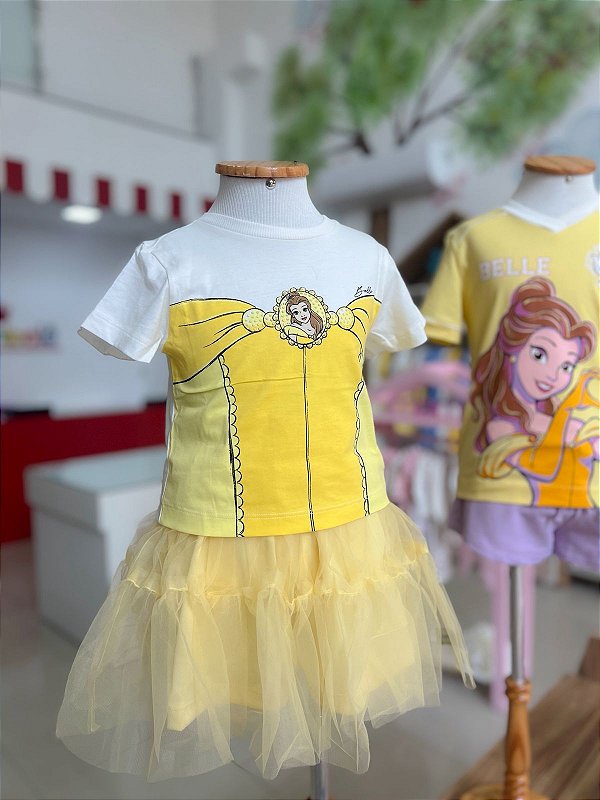 Conjunto Infantil Princesa Bella Momi