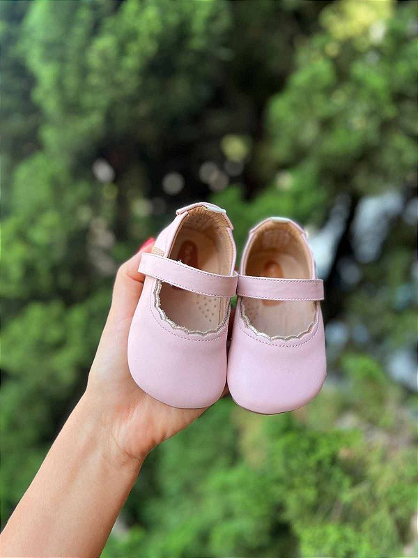 Sapatilha Boneca Infantil Rosa Tip Toye Joye