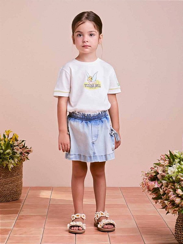 Blusa Infantil Tinker Bell Anime