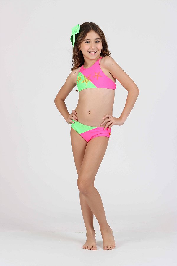 Biquini Infantil Tais Hot Estrelinha Siri Kids