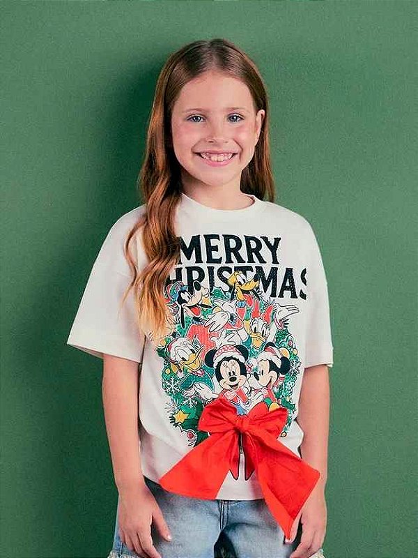 Tshirt Infantil Guirlanda Mickey E Amigos Anime