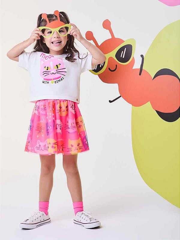 Conjunto Infantil Meow Bimbi