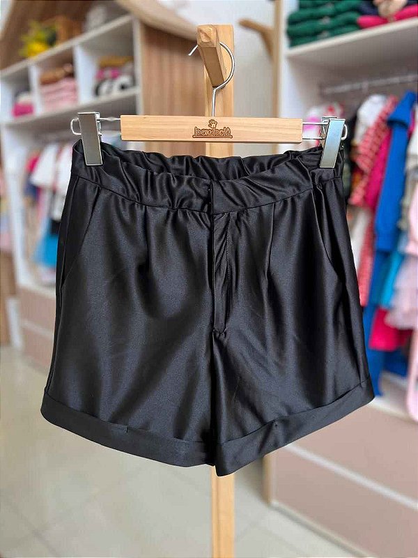 Shorts Alfaitaria Acetinado Bobbylulu