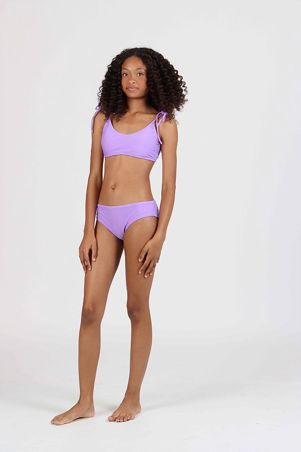 Biquini Faixinha Teen Lorena Lavanda Siri