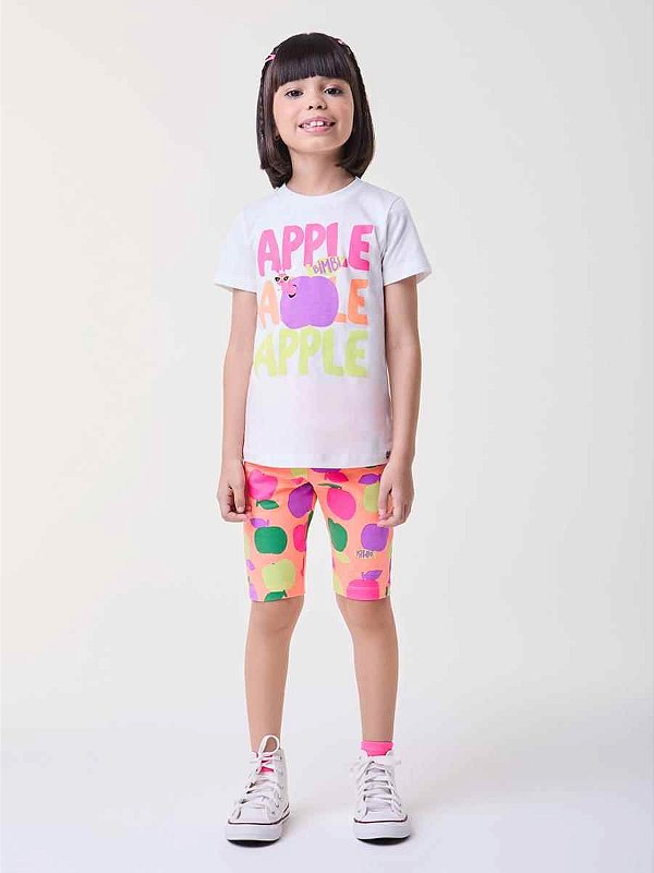 Conjunto Infantil Apple Com Leguing Bimbi